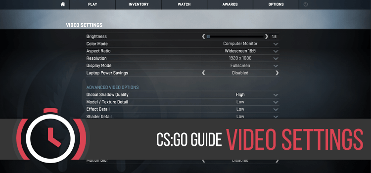 list of cs go pro player settings